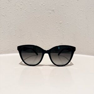Salvatore Ferragamo 58 mm Women’s Tea Cup Full Rim Black Smoke Sunglasses NEW